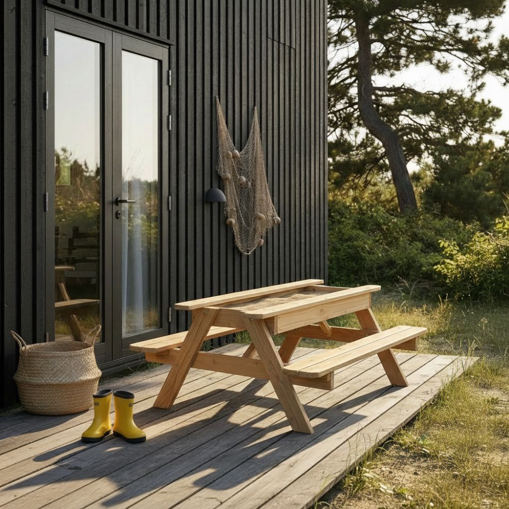 AMATA Kids Picnic Table Sandpit