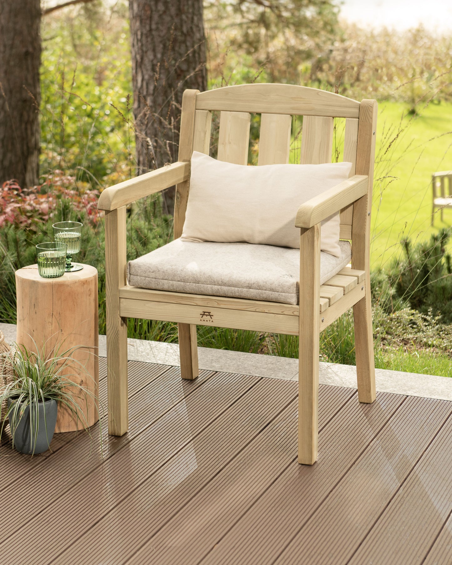 Classic Wooden Garden Chair