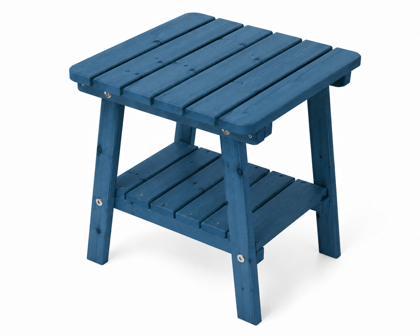 UNGURS Adirondack Side Table – Wooden Outdoor Garden Table