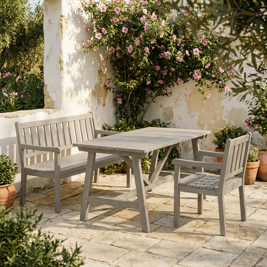 Wenden Outdoor Table – Nordic Wooden Garden Table