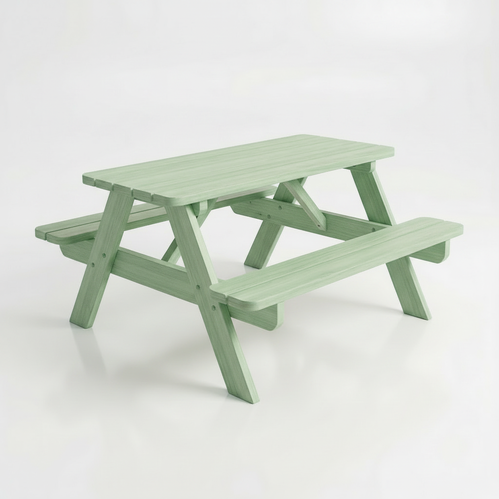 AMATA Kids 2-in-1 Picnic Table SET with Interchangeable Sandpit & Standard Tabletop