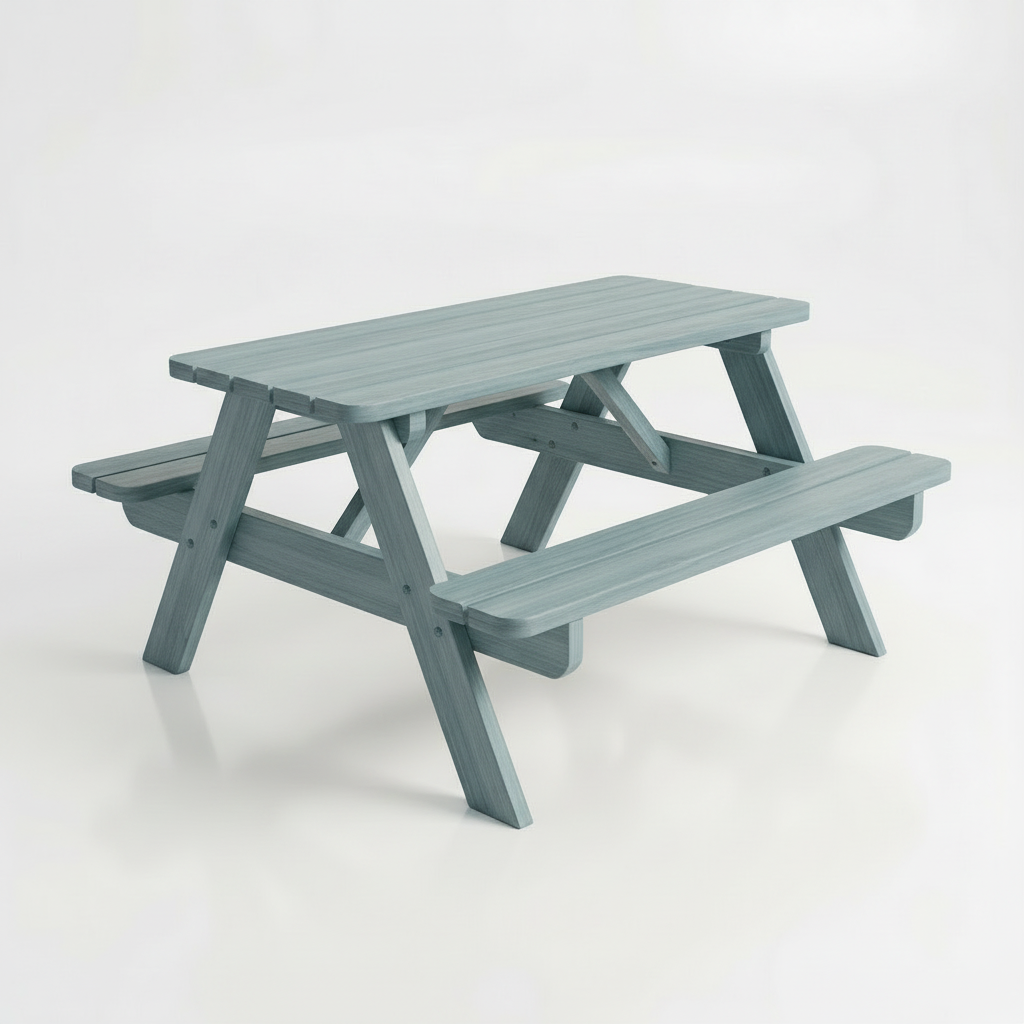 AMATA Kids 2-in-1 Picnic Table SET with Interchangeable Sandpit & Standard Tabletop