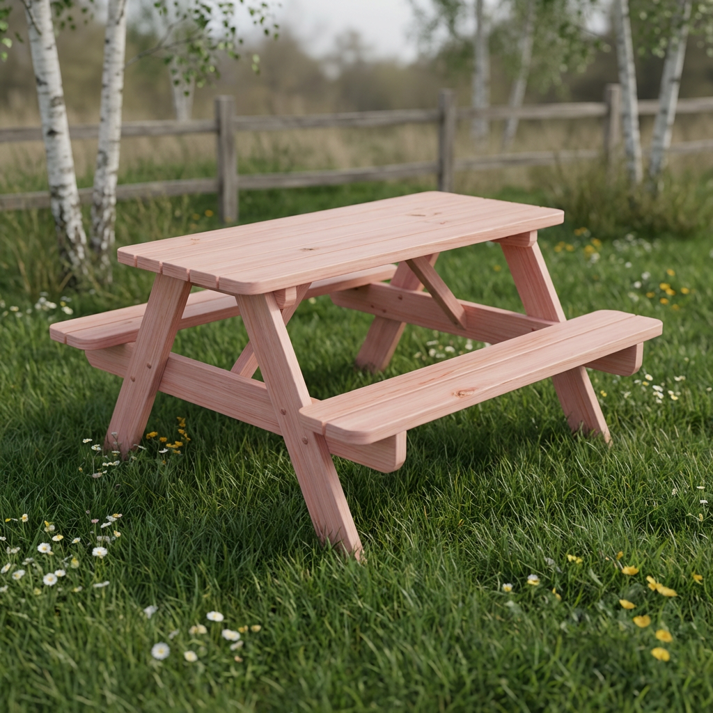 AMATA Kids 2-in-1 Picnic Table SET with Interchangeable Sandpit & Standard Tabletop