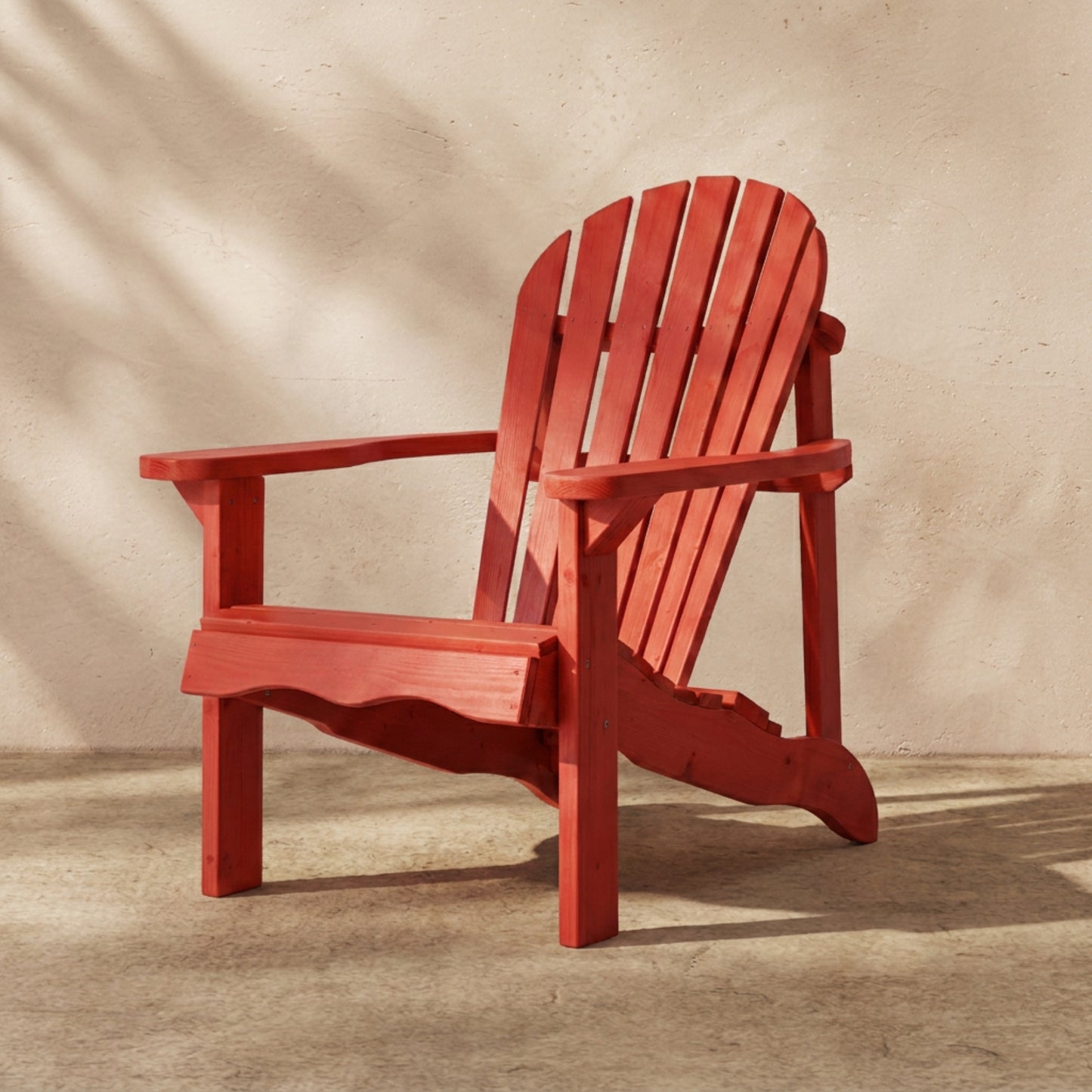 Wooden Adirondack Garden Chair