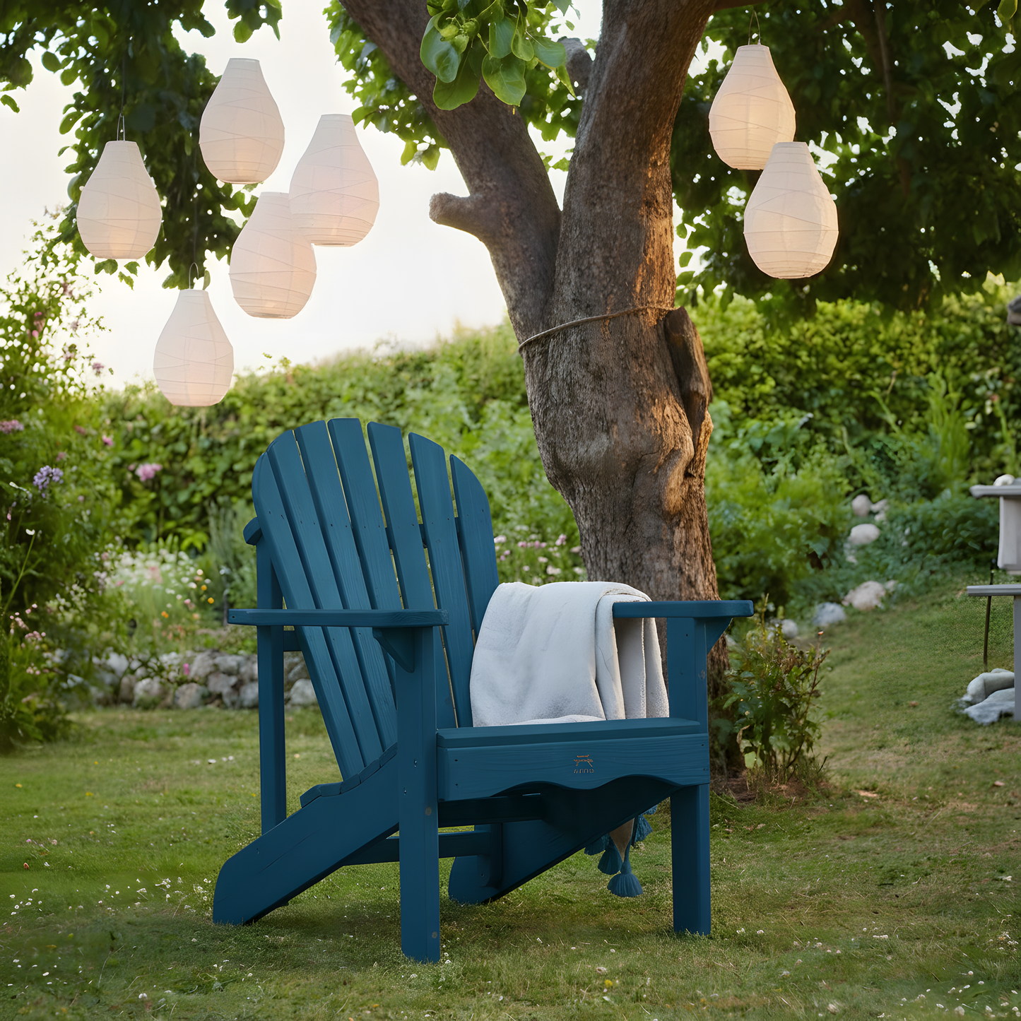 Wooden Adirondack Garden Chair