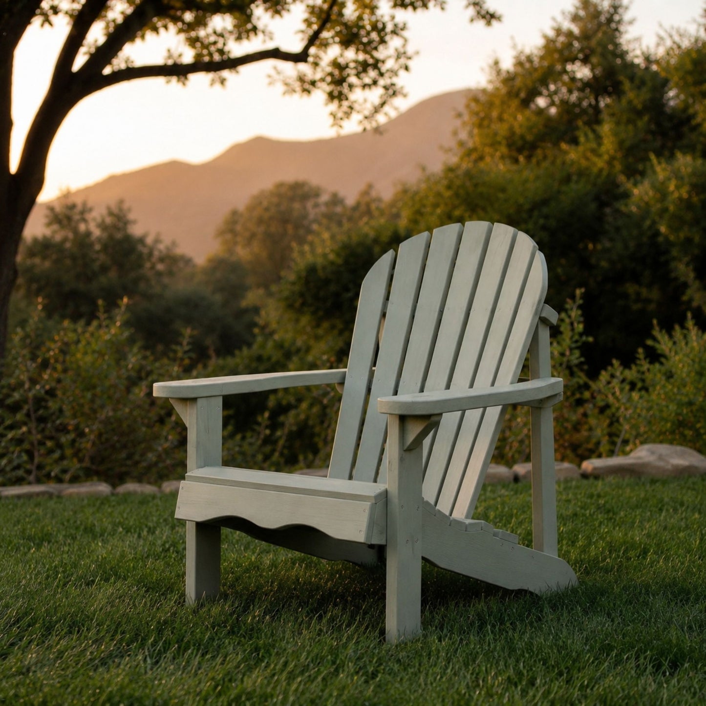 Wooden Adirondack Garden Chair