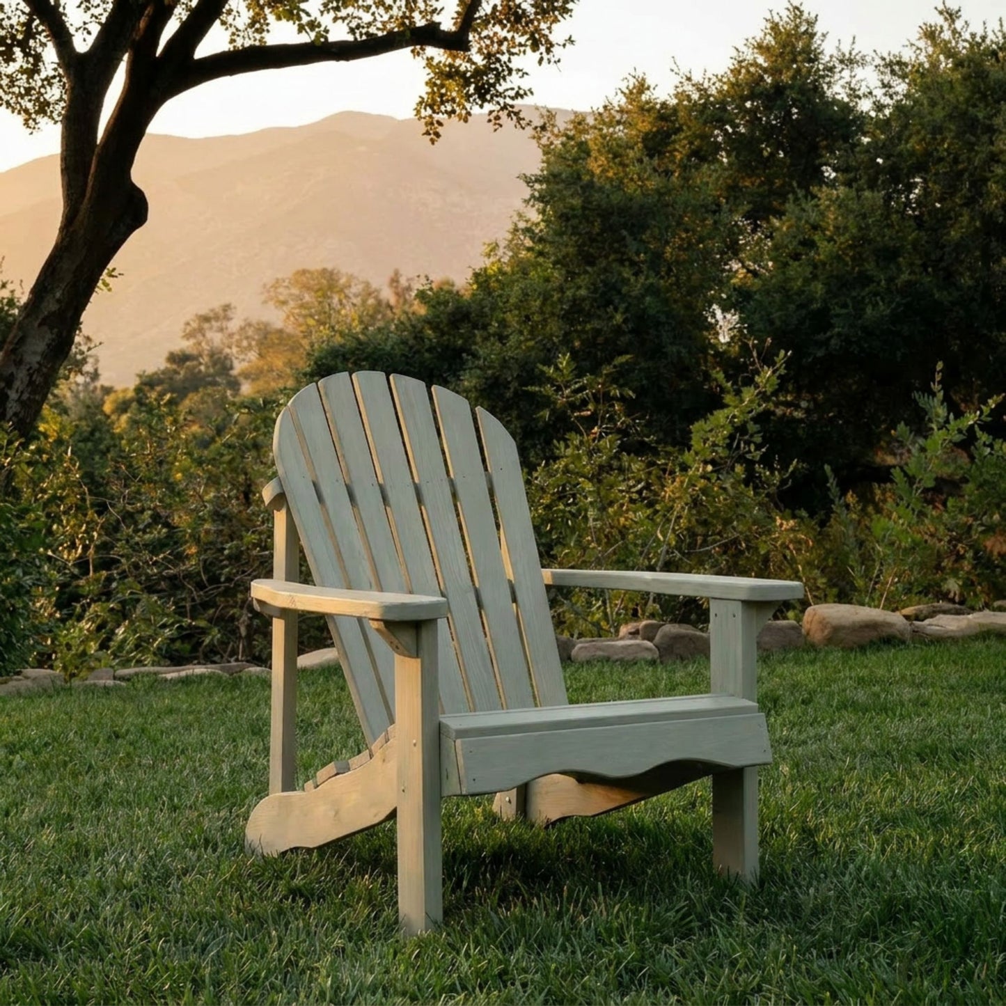 Wooden Adirondack Garden Chair