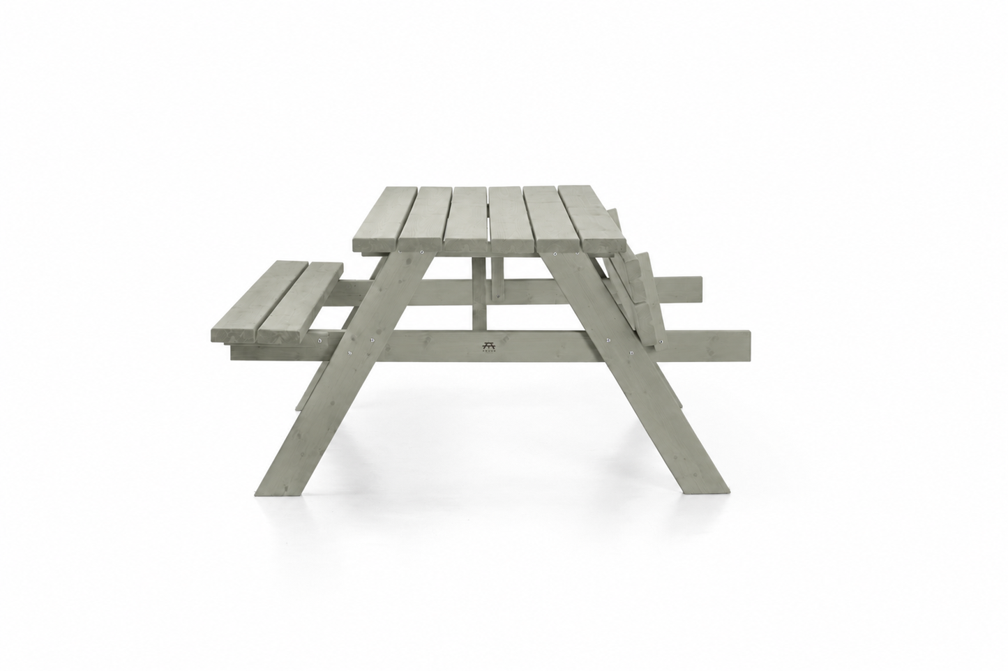 A-frame Wooden Picnic Table and Bench Set