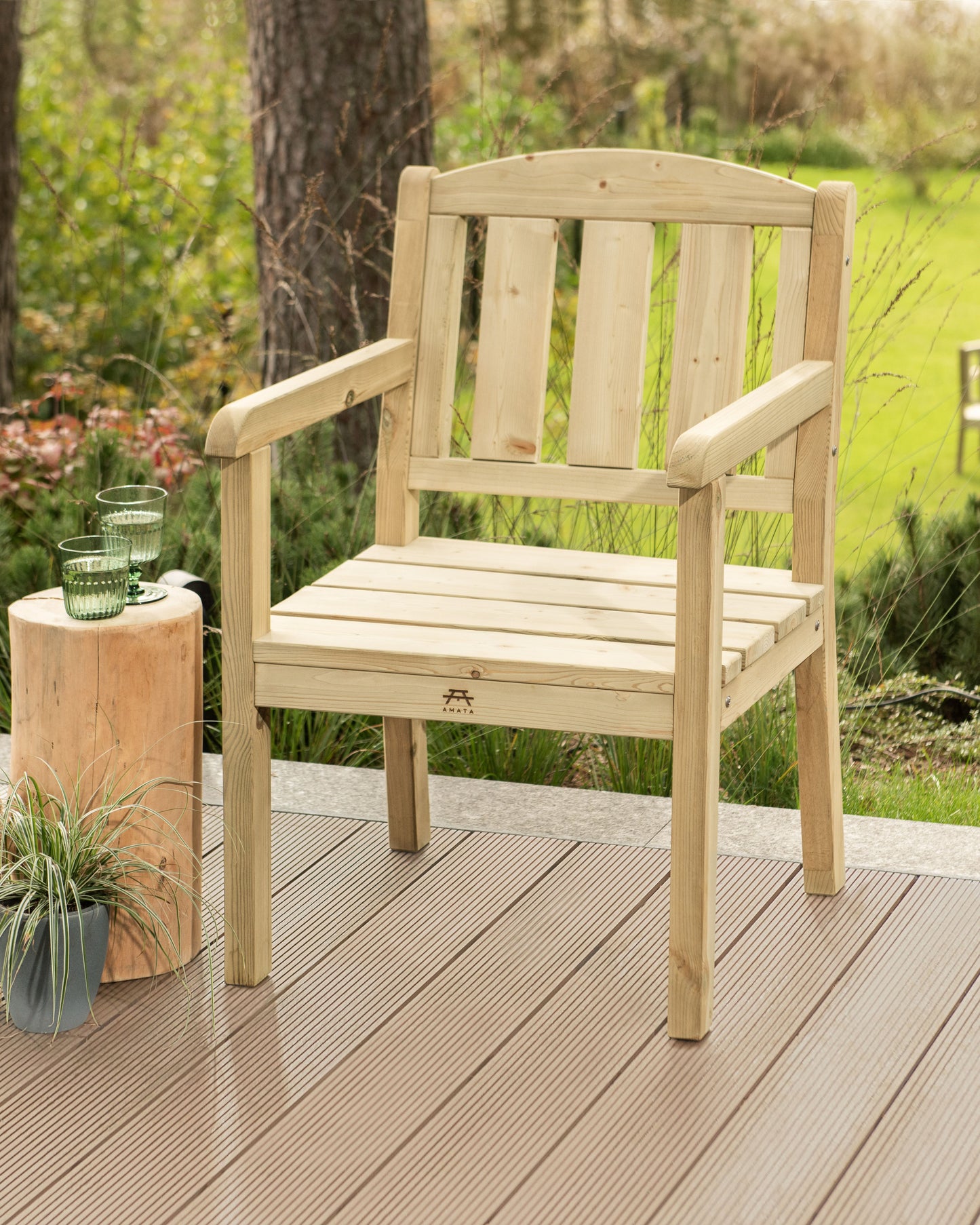Classic Wooden Garden Chair
