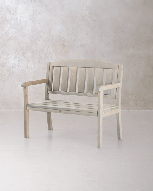 Classic Wooden Two Seater Garden Bench
