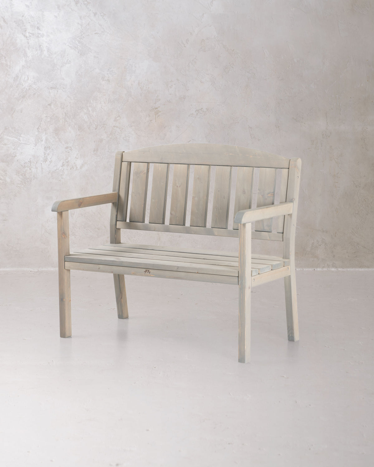 AMATA 2-Seater Garden Bench with Arched Back