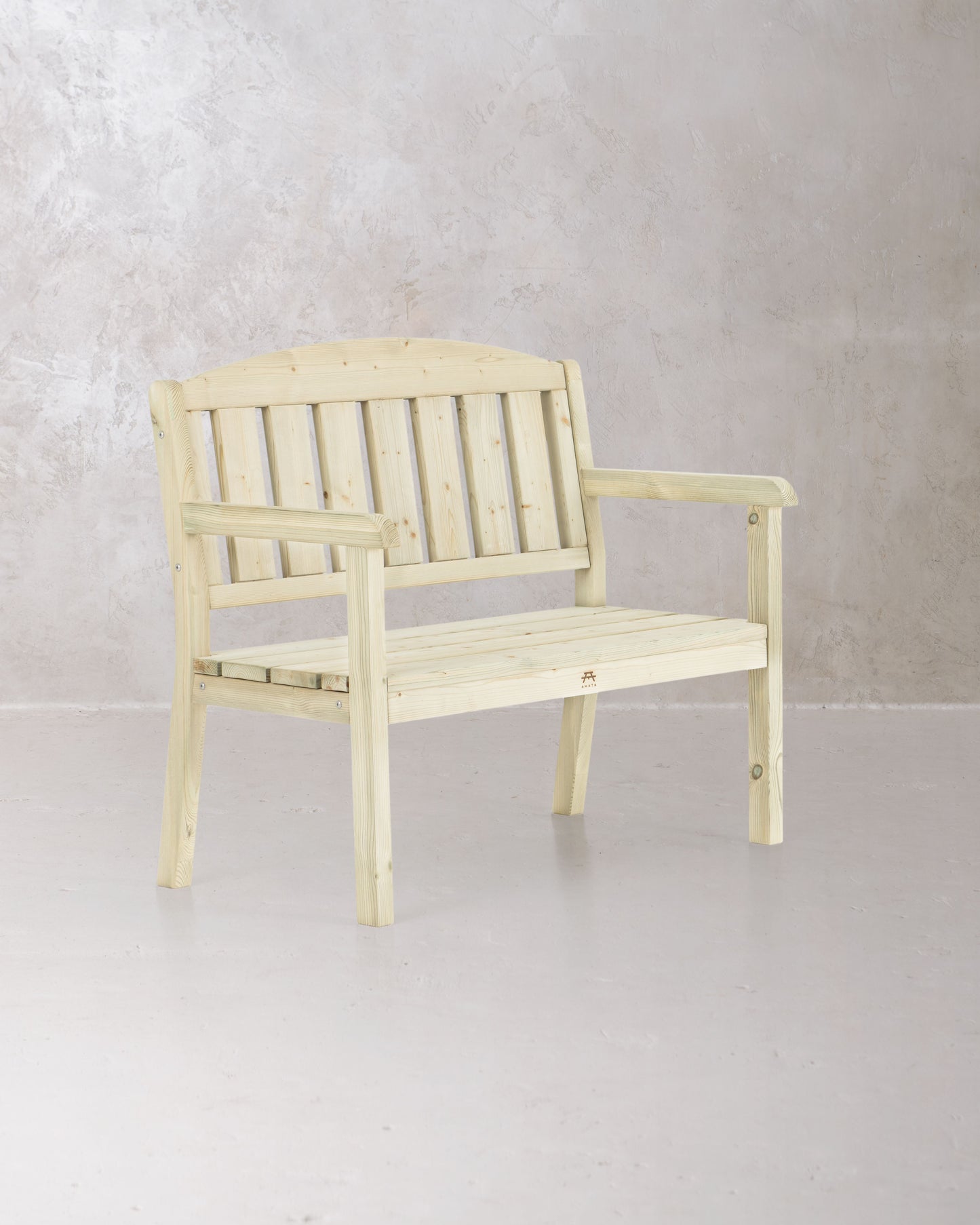Classic Wooden Two Seater Garden Bench