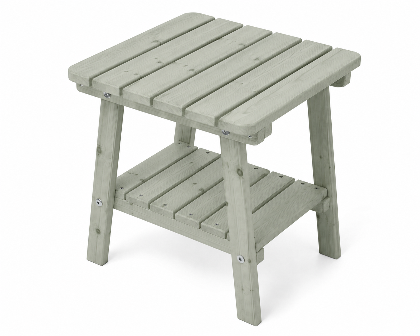 UNGURS Adirondack Side Table – Wooden Outdoor Garden Table
