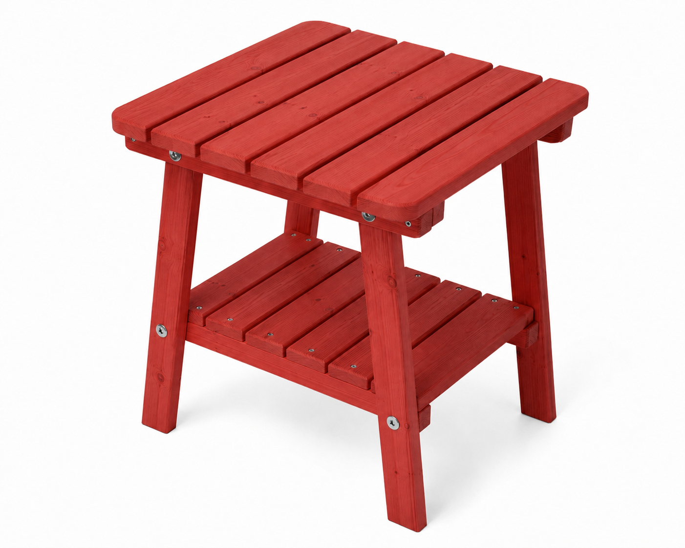 UNGURS Adirondack Side Table – Wooden Outdoor Garden Table